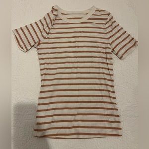 Striped short sleeve